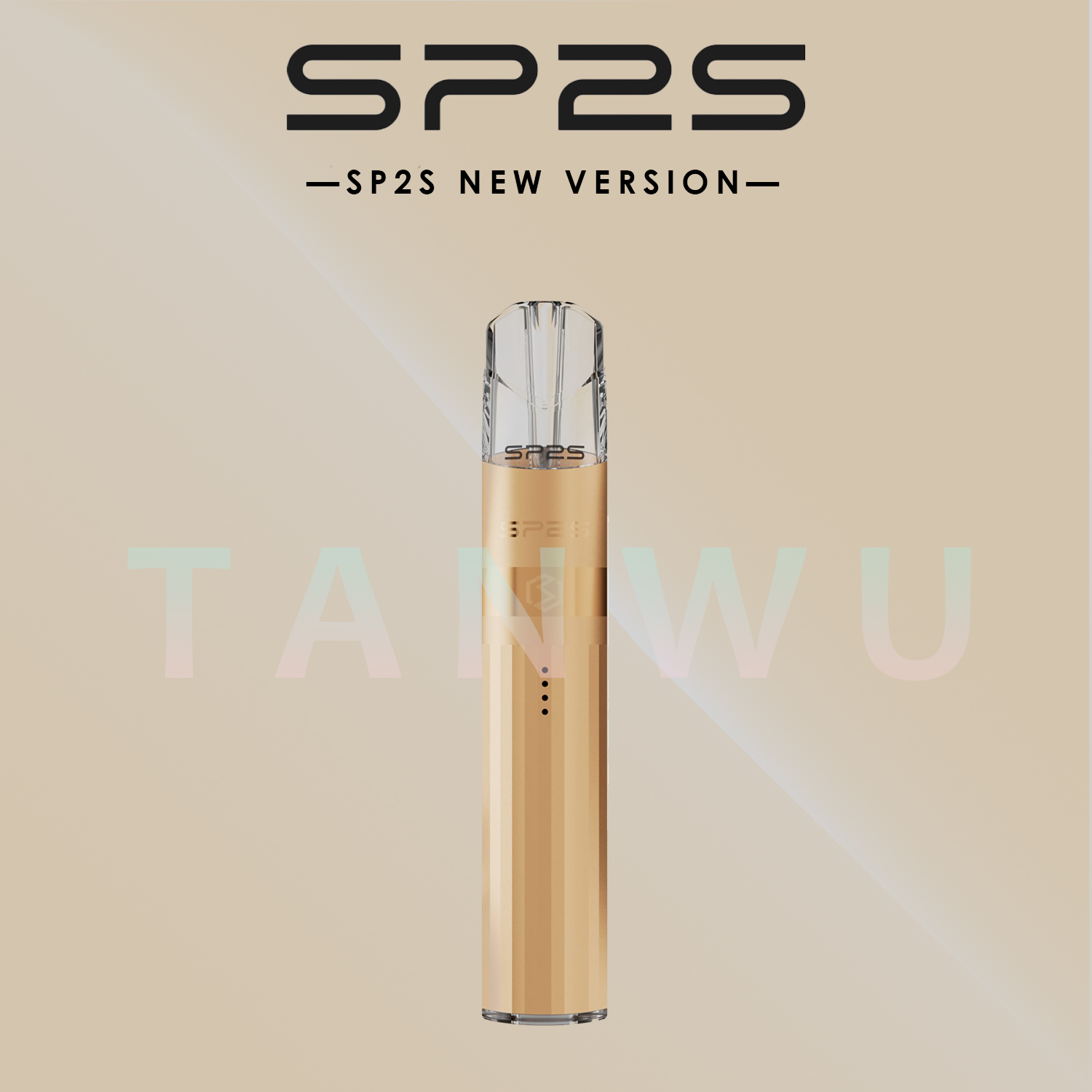 SP2 思博瑞 Legend S 鈦版 一代通用電子煙主機｜閃電黃・強力性能霧化桿