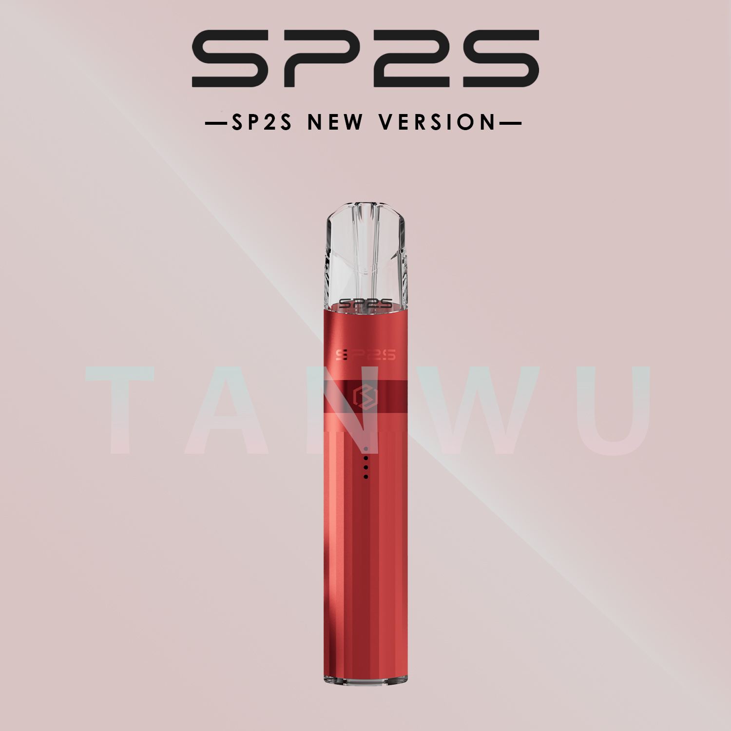 SP2 思博瑞 Legend S 鈦版 一代通用電子煙主機｜暮光紅・強力性能霧化桿