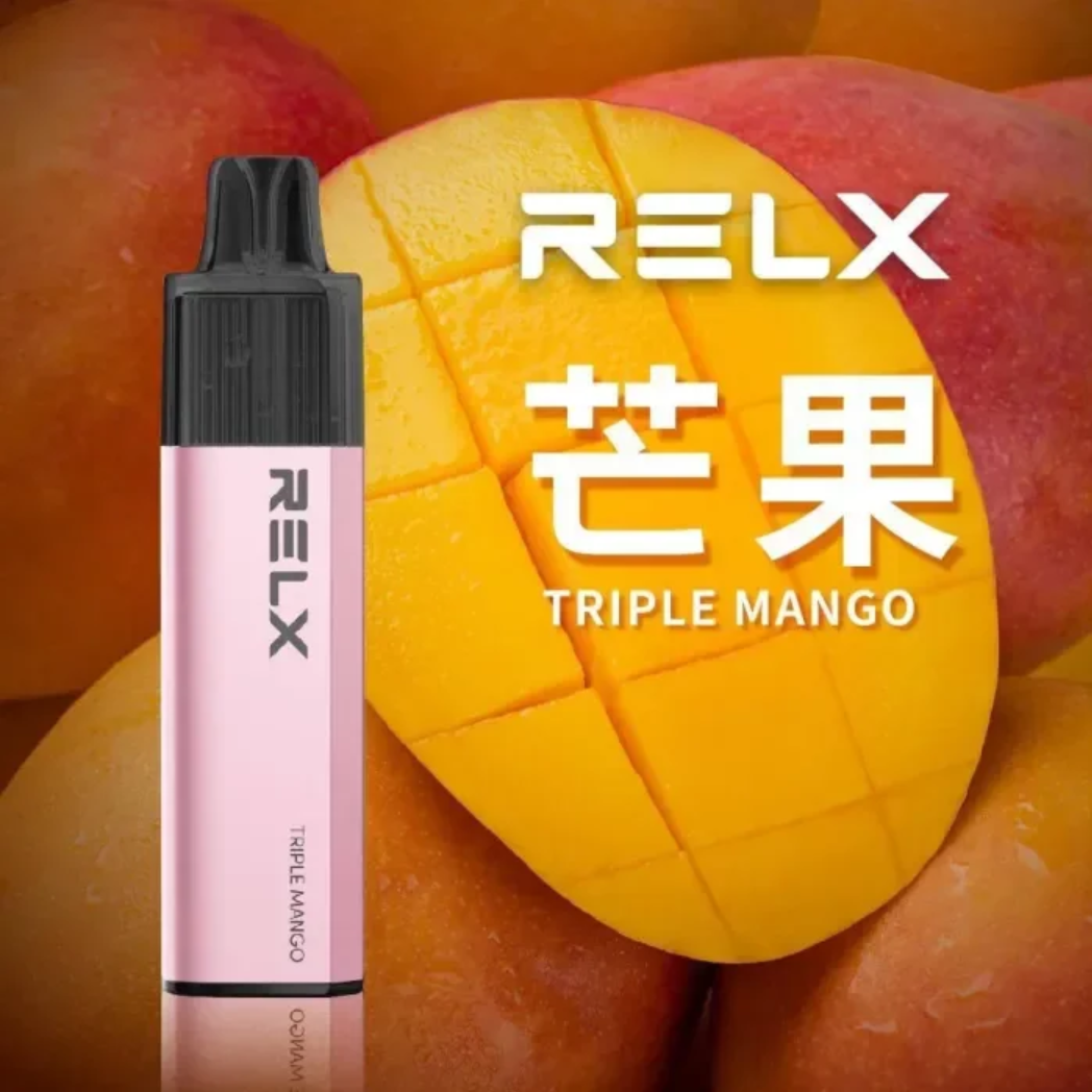 Relx 悅刻 GA8000 一次性電子煙｜芒果・拋棄式電子菸・約 8000 口・有油就有電